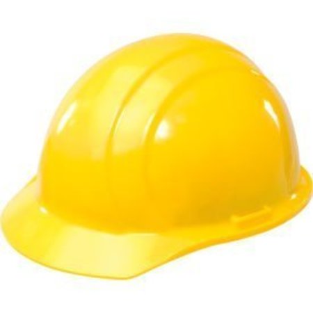 ERB SAFETY ERB„¢ 19762 Americana Hard Hat, 4-Point Pinlock Suspension, Yellow 19762